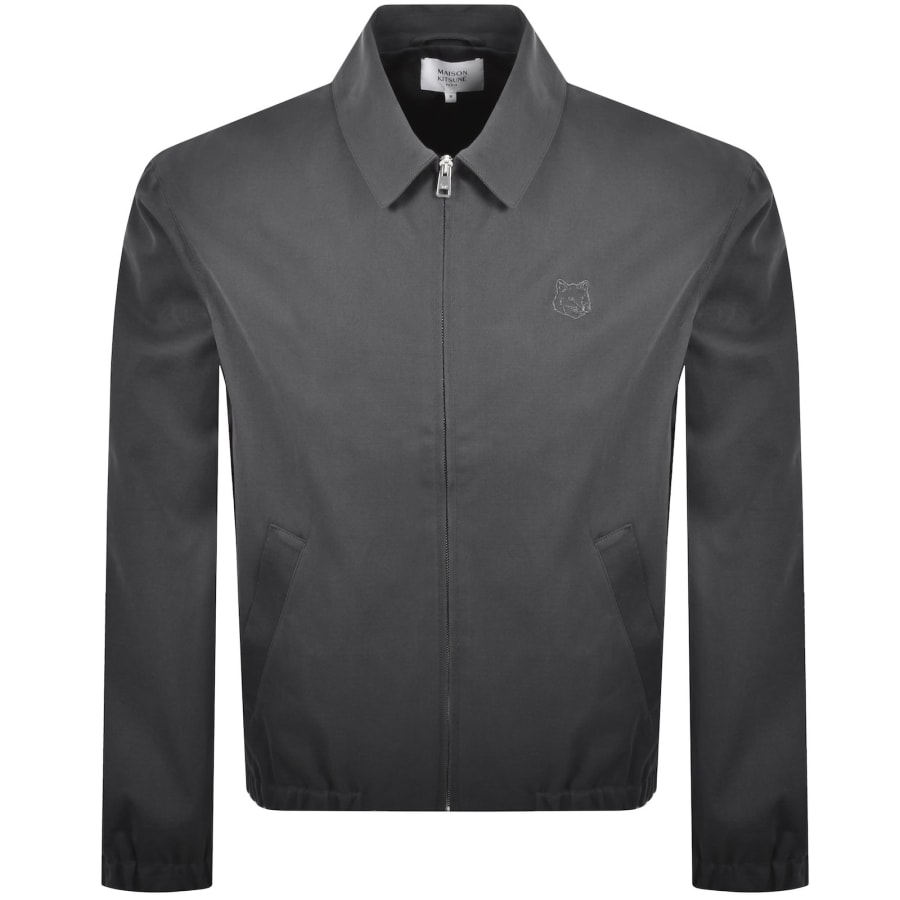 Image number 1 for Maison Kitsune Zipped Jacket Blue