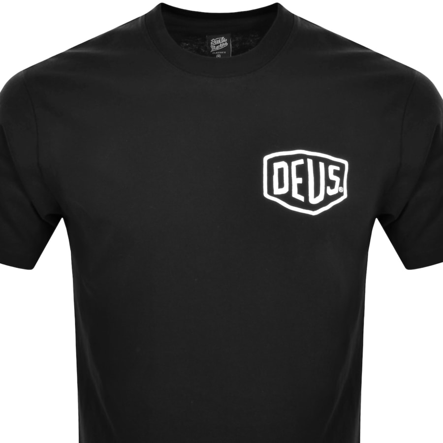 Image number 3 for Deus Ex Machina Frontage T Shirt Black