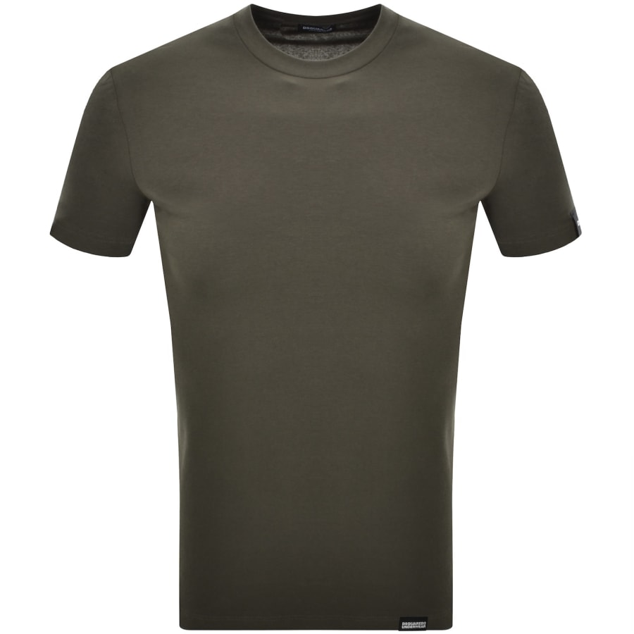 Image number 2 for DSQUARED2 Logo Milano T Shirt Green