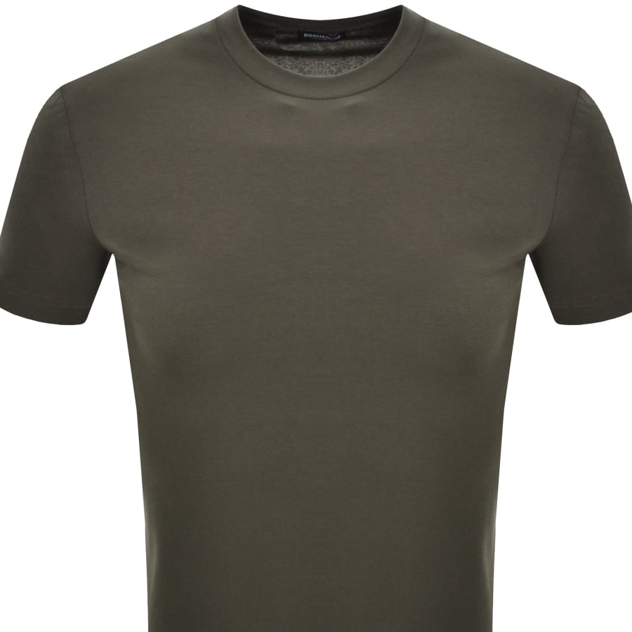 Image number 3 for DSQUARED2 Logo Milano T Shirt Green