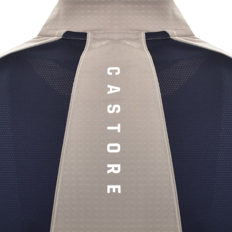 Image number 5 for Castore Lightweight Quarter Zip T Shirt Grey