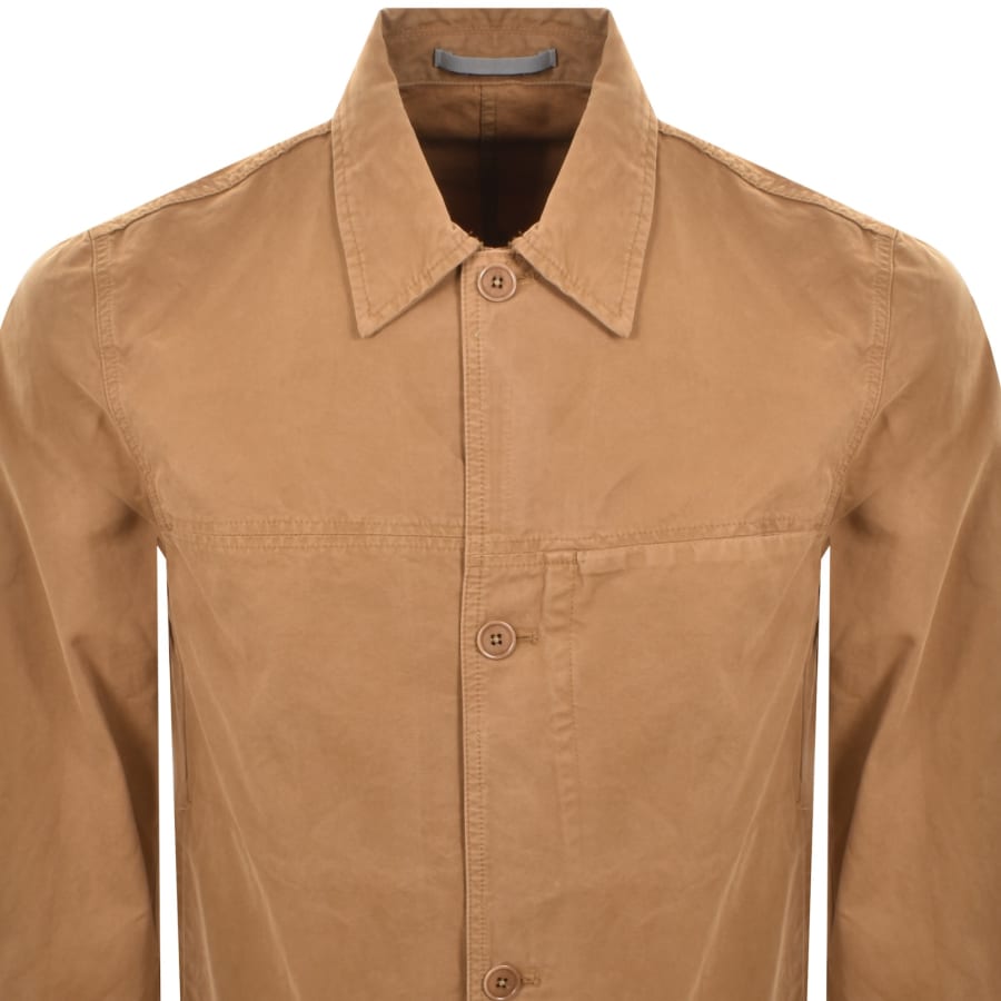 Image number 2 for Norse Projects Marcus Canvas Overshirt Brown