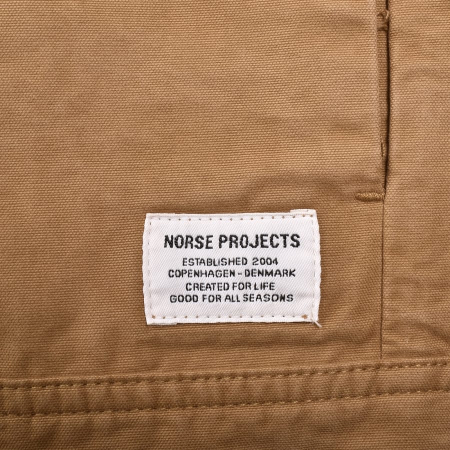 Image number 3 for Norse Projects Marcus Canvas Overshirt Brown