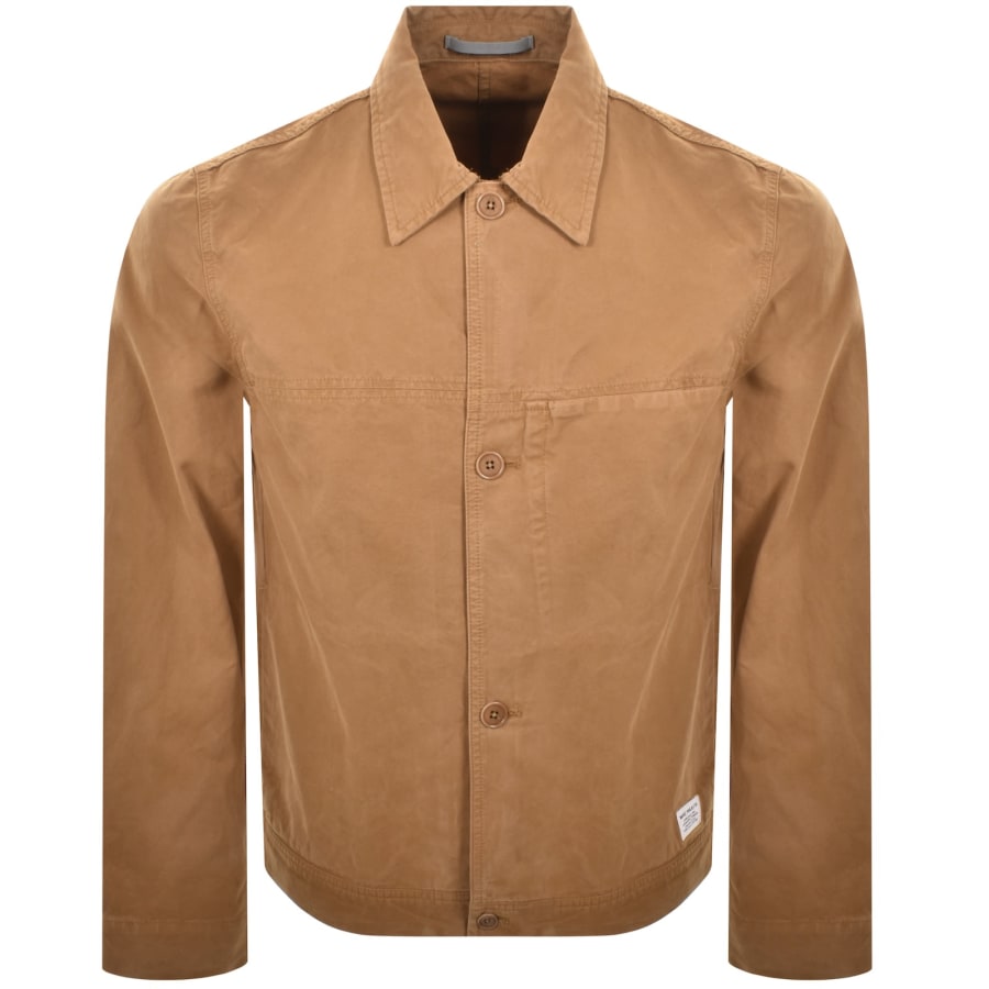 Image number 1 for Norse Projects Marcus Canvas Overshirt Brown