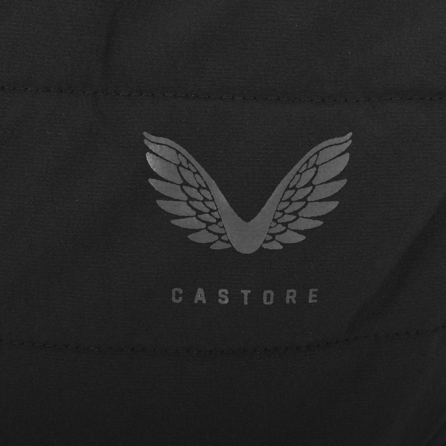 Image number 3 for Castore Hybrid Quilted Gilet Black