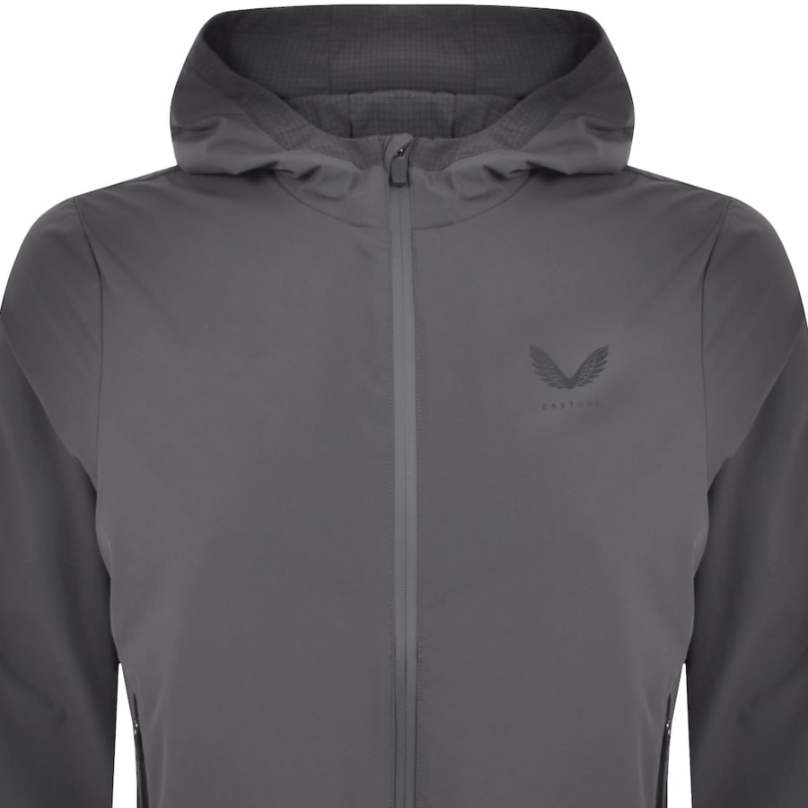 Image number 2 for Castore Flex Lifestyle Woven Jacket Grey