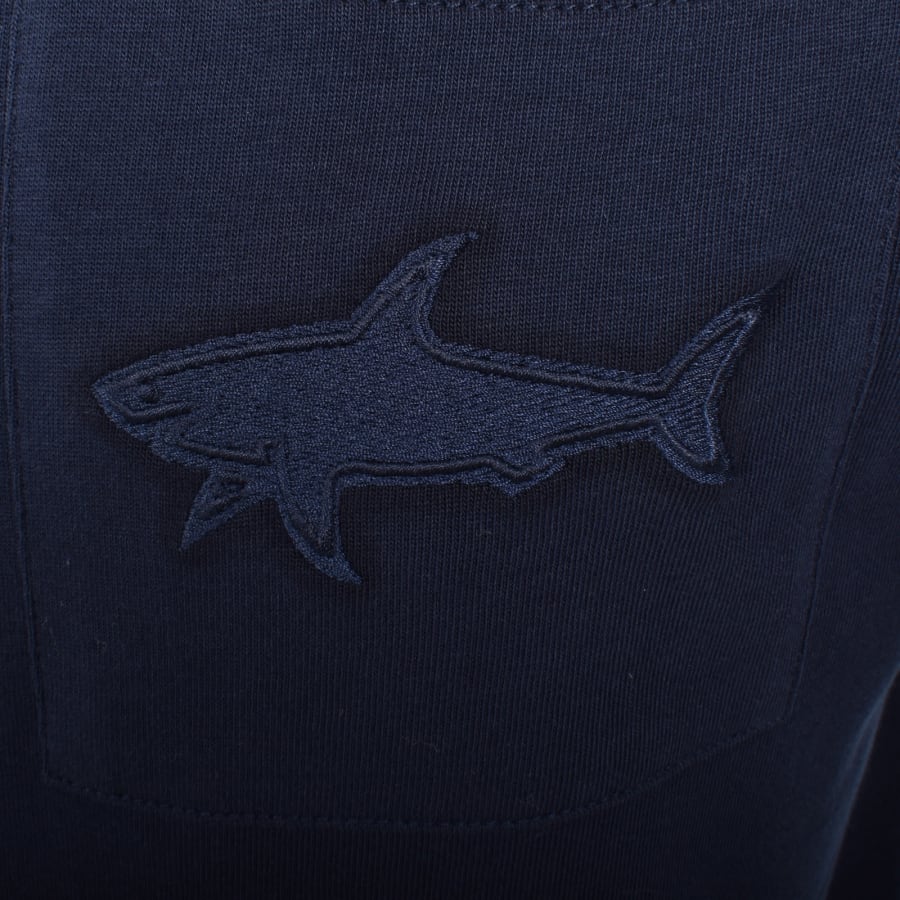 Image number 3 for Paul And Shark Logo T Shirt Navy