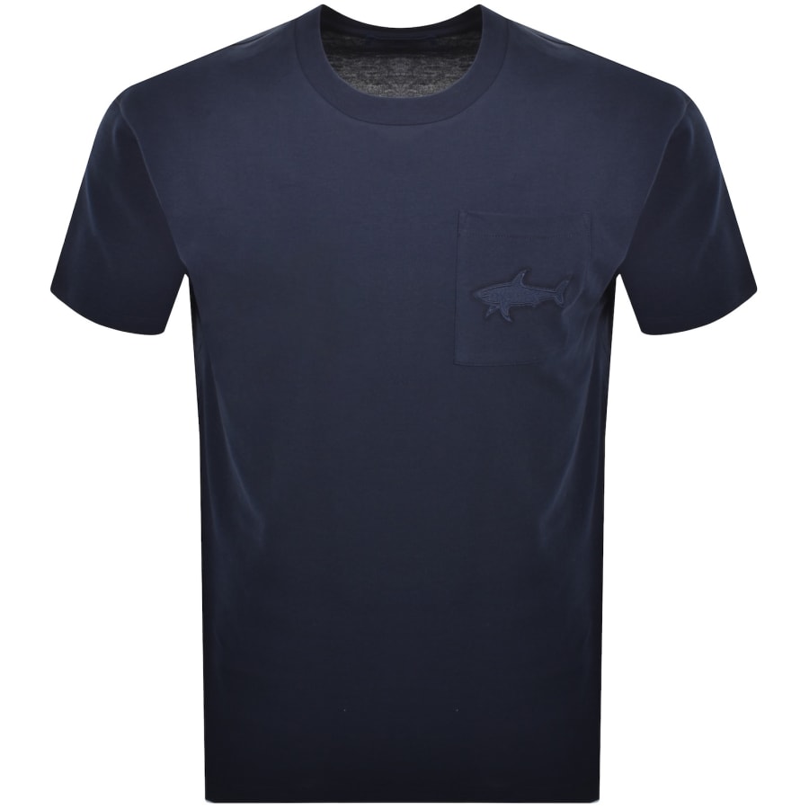 Image number 1 for Paul And Shark Logo T Shirt Navy