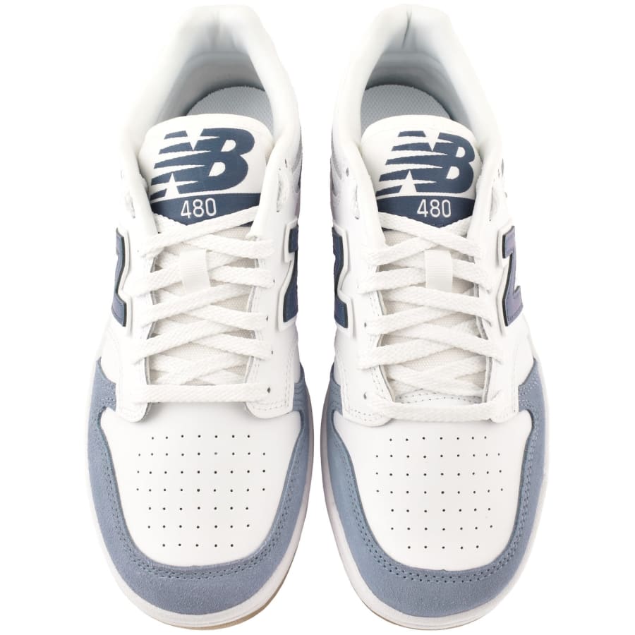 Image number 3 for New Balance 480 Trainers White