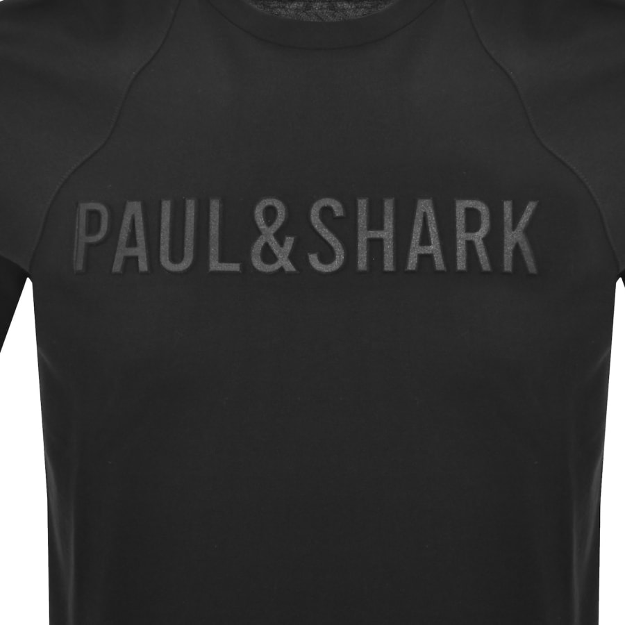 Image number 3 for Paul And Shark Logo T Shirt Black