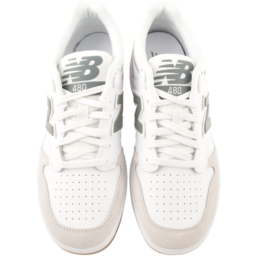 Image number 3 for New Balance 480 Trainers White