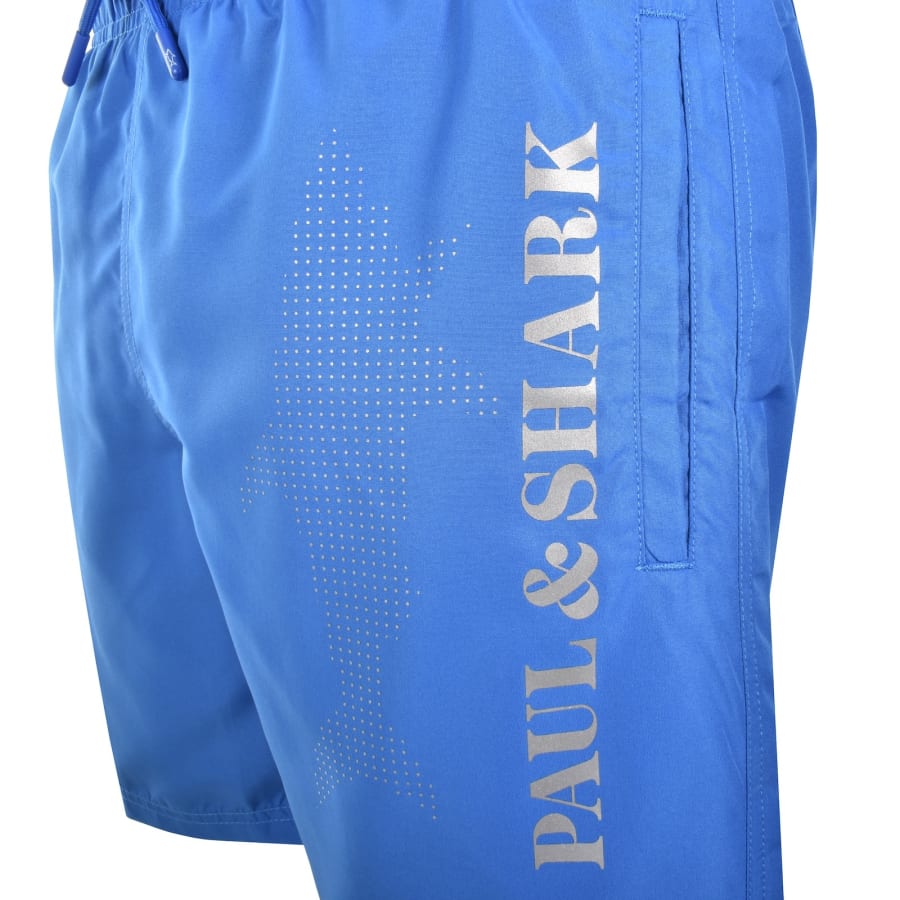 Image number 4 for Paul And Shark Save The Sea Swim Shorts Blue