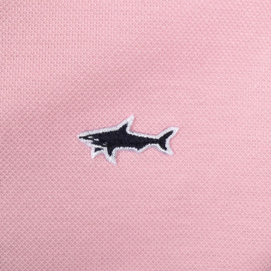 Image number 3 for Paul And Shark Logo Polo T Shirt Pink