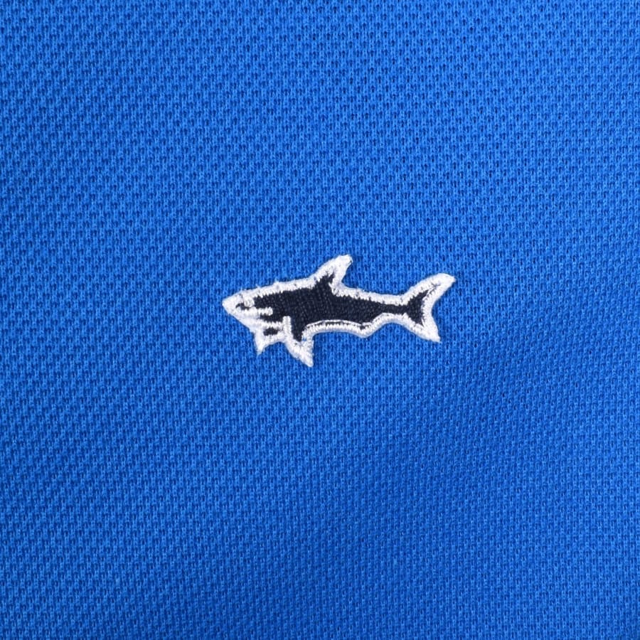 Image number 3 for Paul And Shark Logo Polo T Shirt Blue