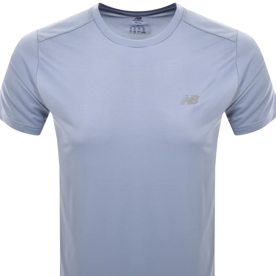 Image number 2 for New Balance Logo T Shirt Blue
