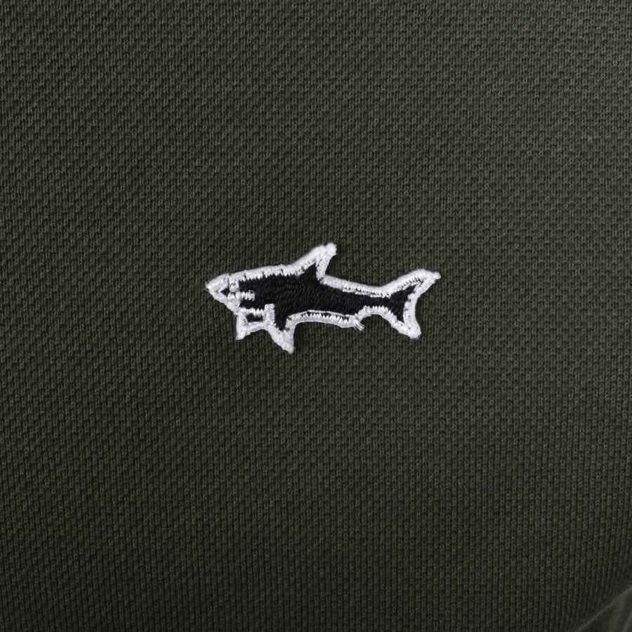 Image number 3 for Paul And Shark Logo Polo T Shirt Green