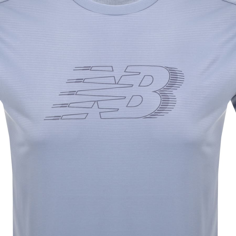 Image number 3 for New Balance Logo T Shirt Blue