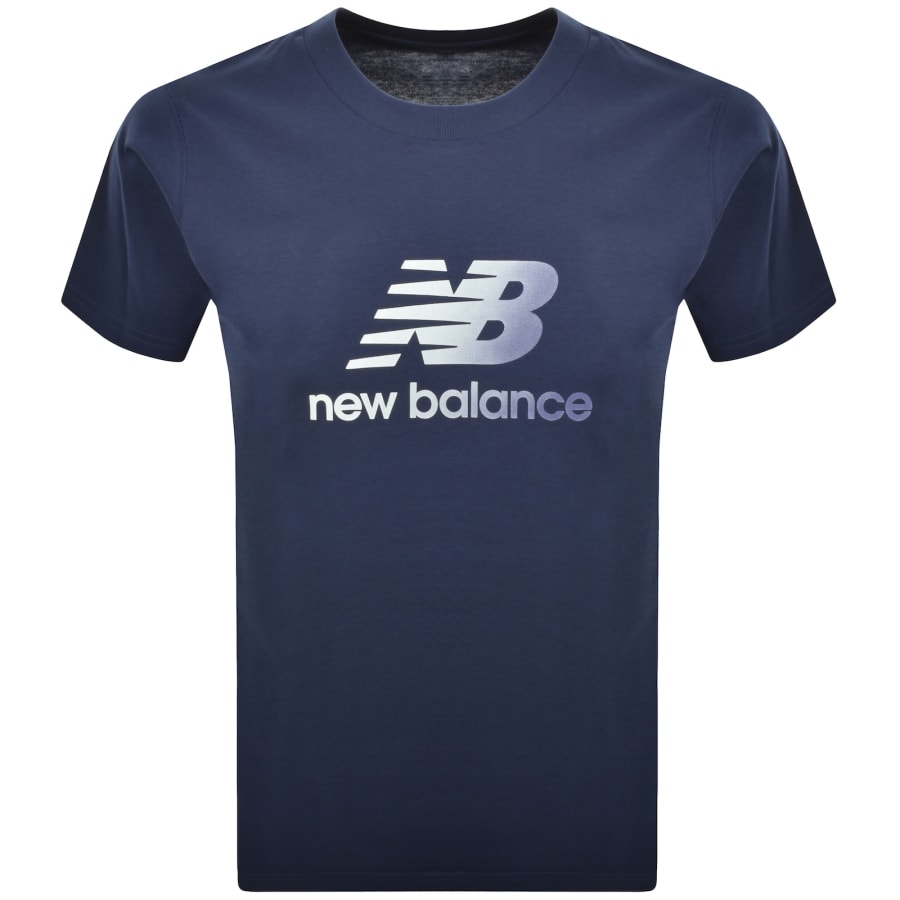Image number 1 for New Balance Logo T Shirt Navy