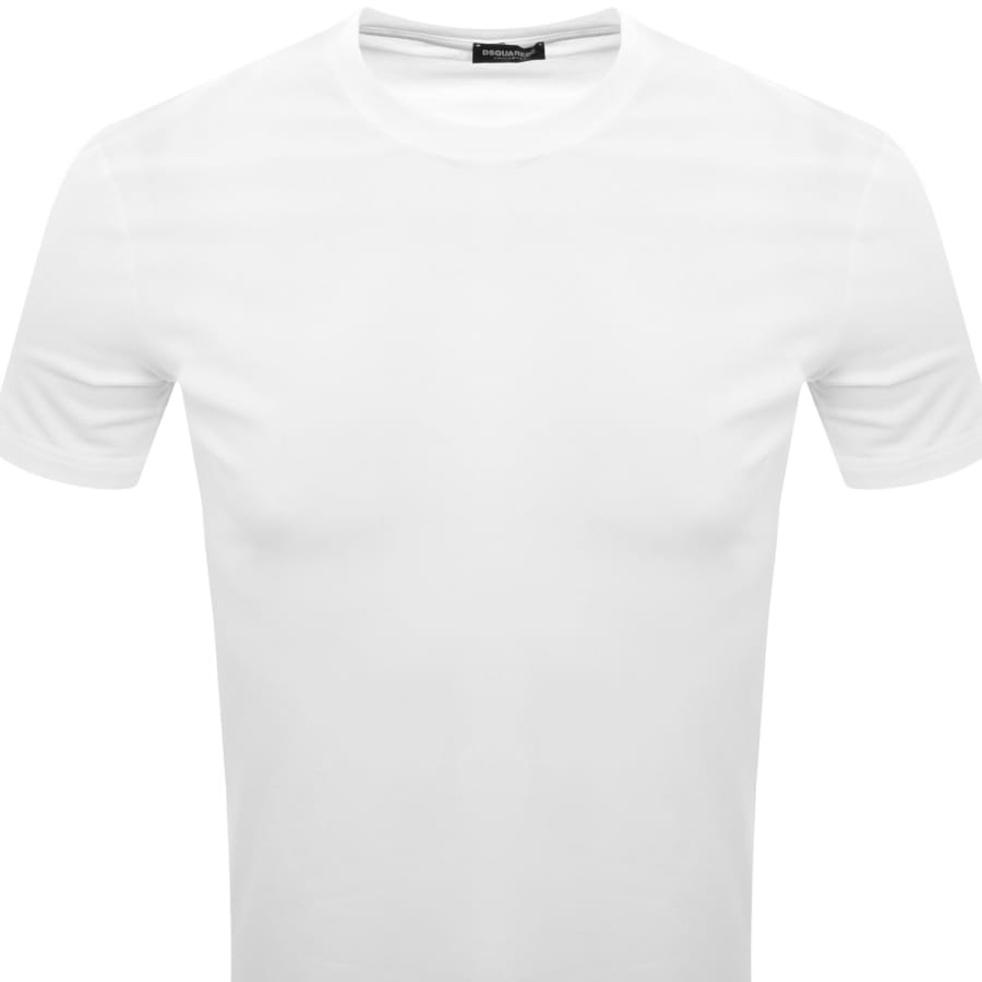Image number 3 for DSQUARED2 Logo Milano T Shirt White