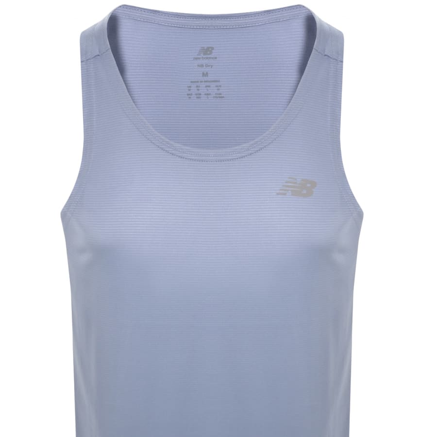 Image number 2 for New Balance Logo Vest Blue