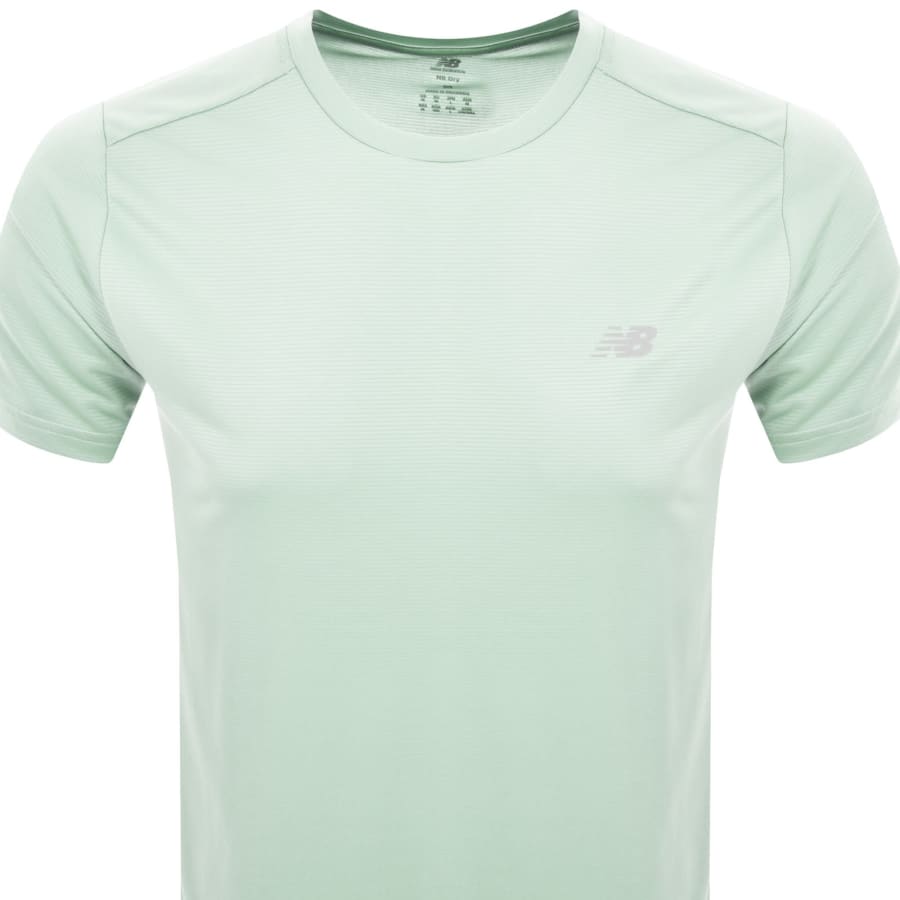 Image number 2 for New Balance Logo T Shirt Green