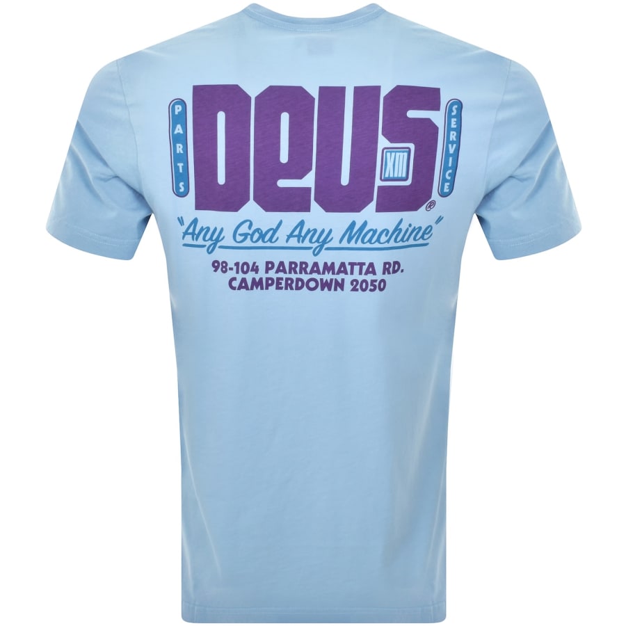 Image number 5 for Deus Ex Machina Outage T Shirt Blue