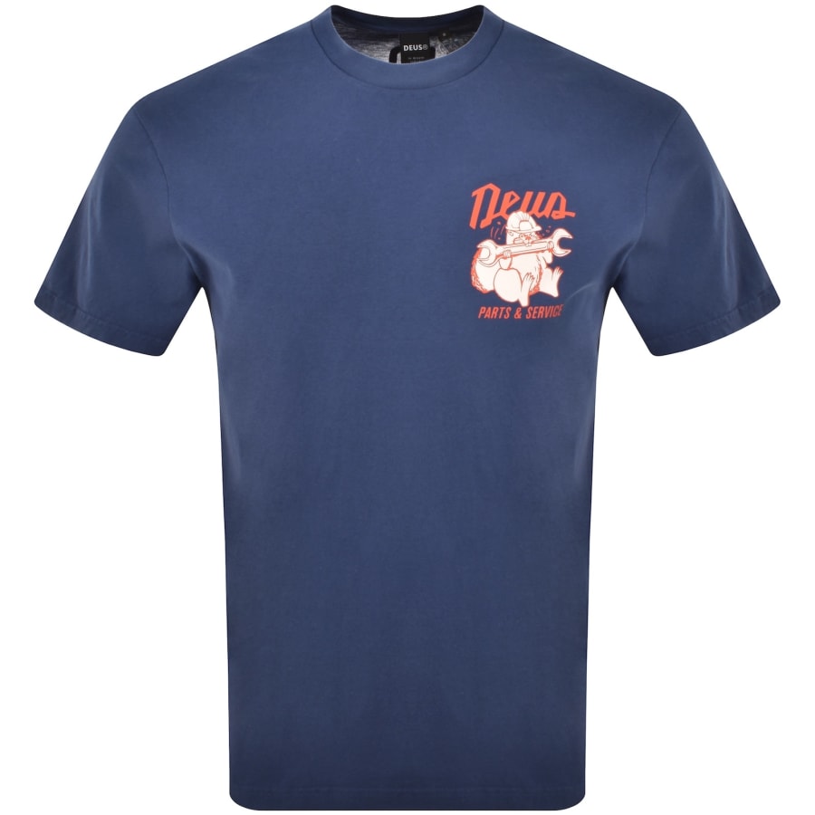 Image number 2 for Deus Ex Machina Overbite T Shirt Blue