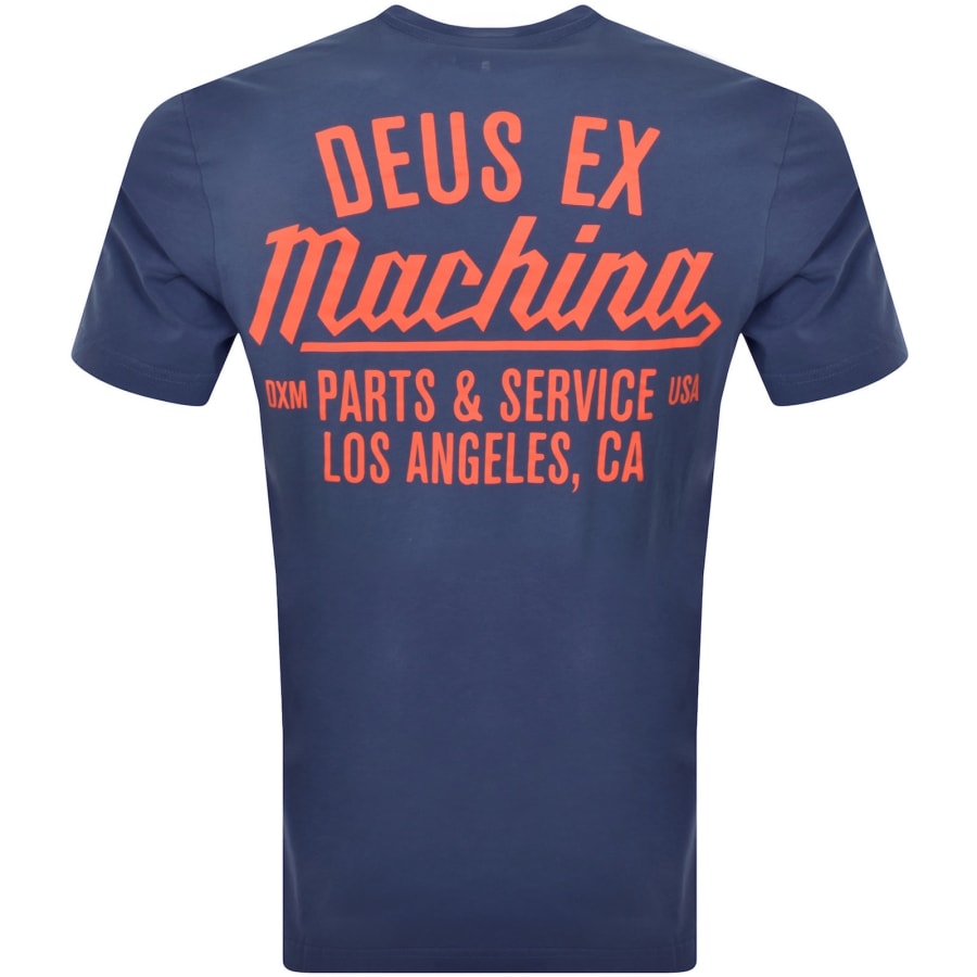 Image number 5 for Deus Ex Machina Overbite T Shirt Blue