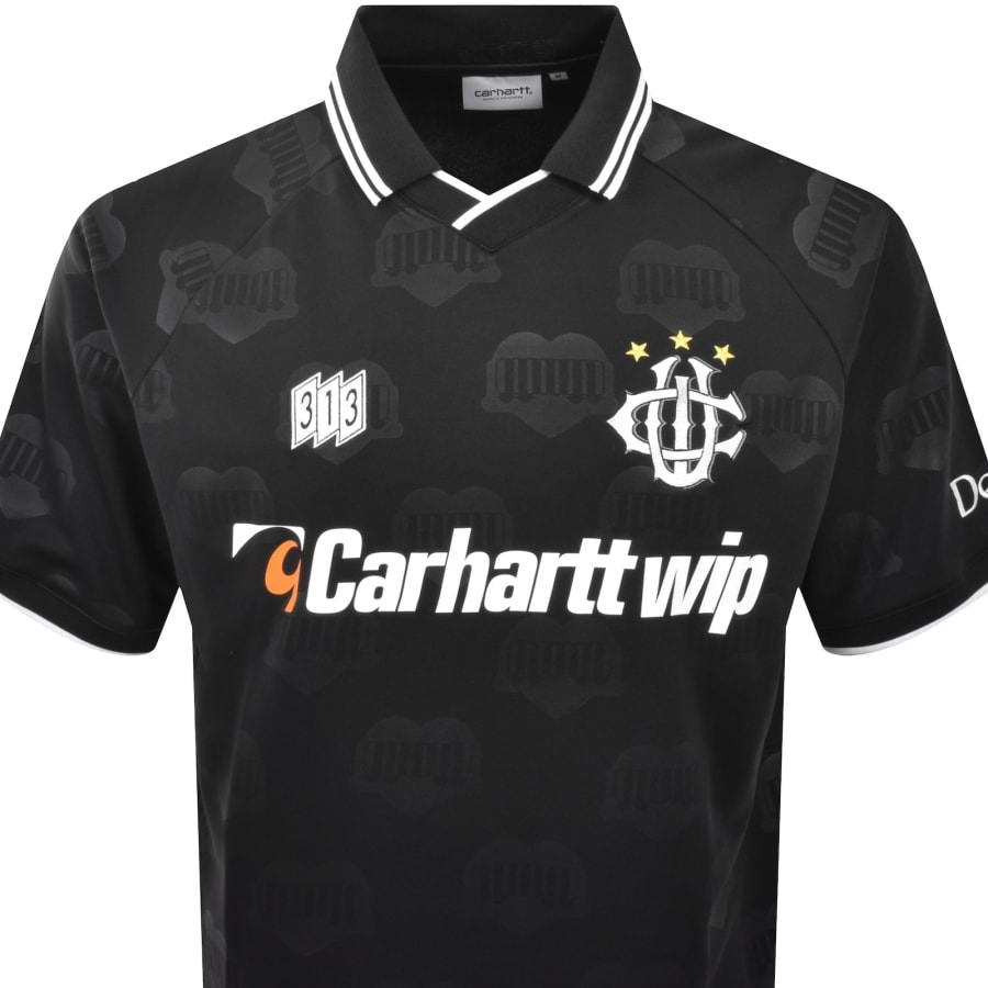 Image number 2 for Carhartt WIP Hartts Football T Shirt Black