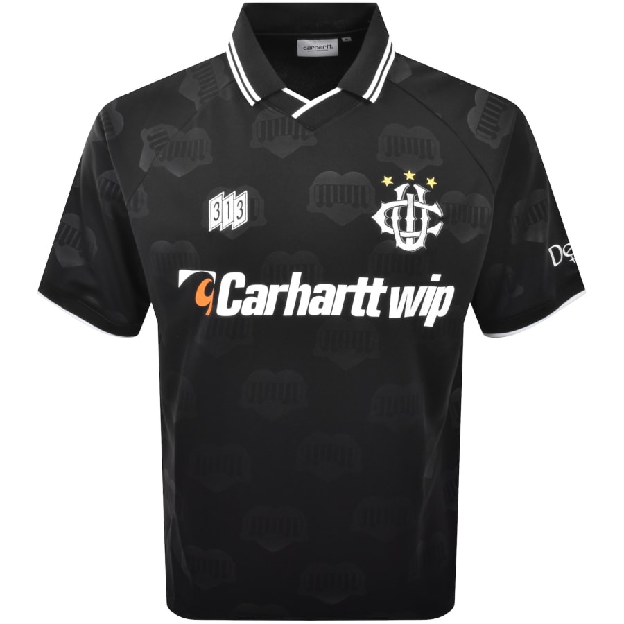 Image number 1 for Carhartt WIP Hartts Football T Shirt Black