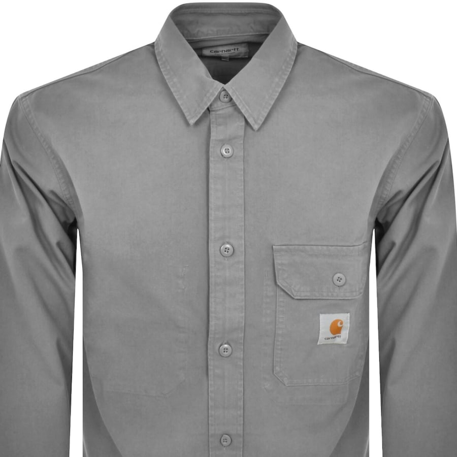 Image number 2 for Carhartt WIP Reno Overshirt Grey