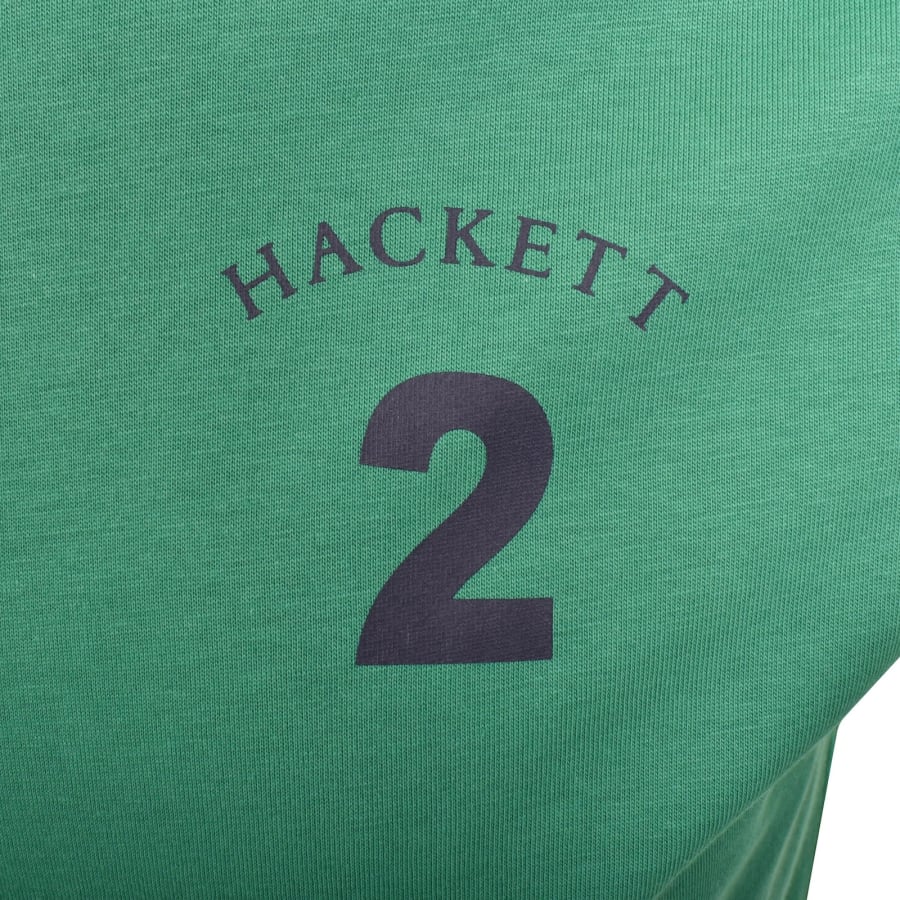 Image number 3 for Hackett Heritage Number T Shirt Green