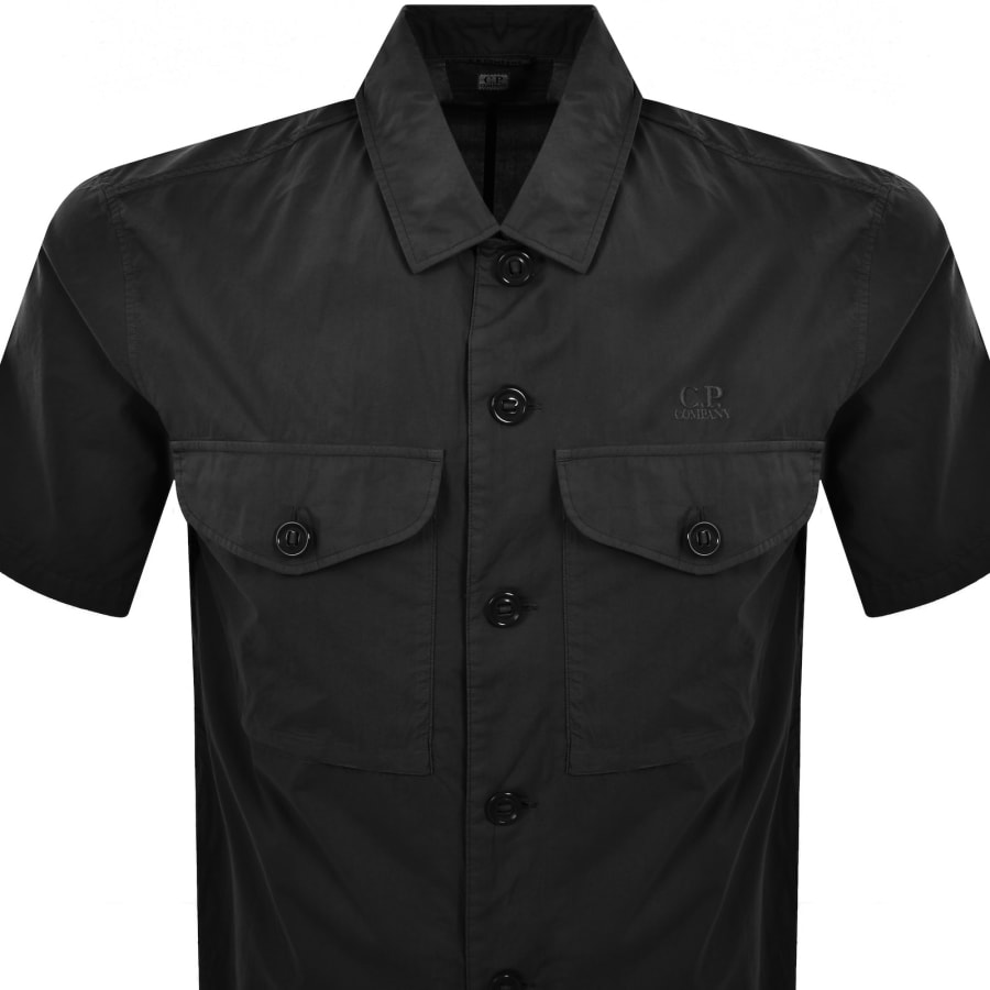 Image number 2 for CP Company Short Sleeve Shirt Black