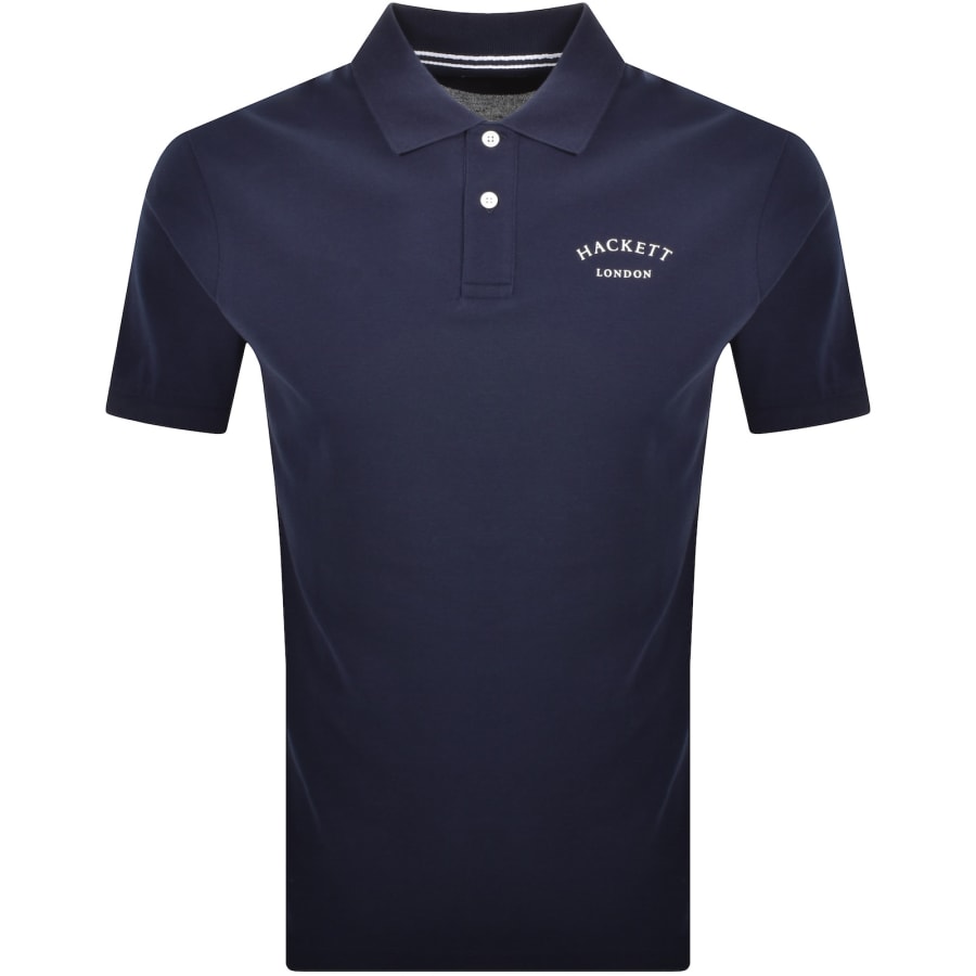 Image number 1 for Hackett Essential Polo T Shirt Ink Blue