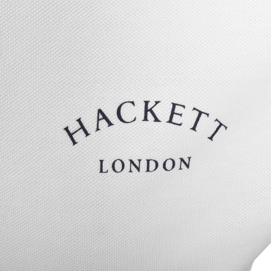 Image number 3 for Hackett Essential Polo T Shirt Optic White
