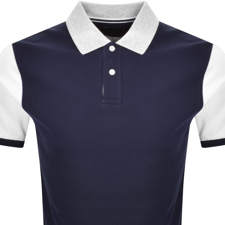 Image number 3 for Hackett Essential Multi Polo T Shirt Ink Blue