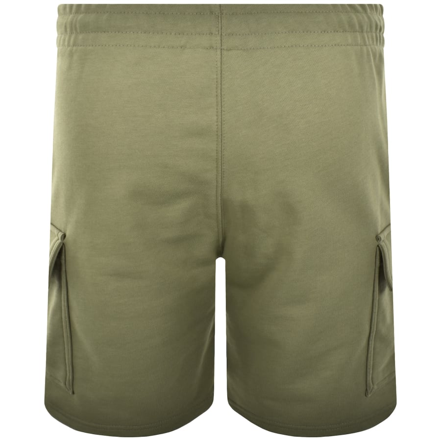 Image number 3 for Lacoste Jersey Cargo Shorts Green