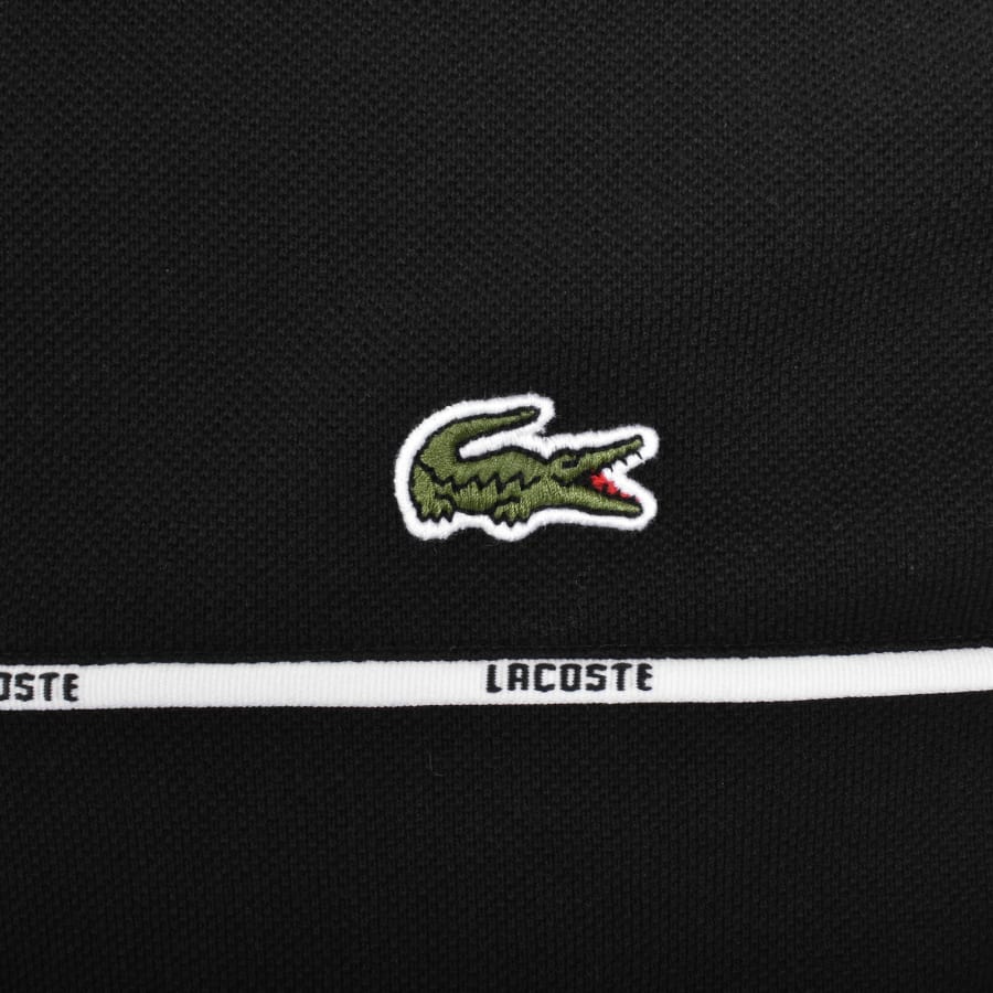 Image number 3 for Lacoste Piping Polo T Shirt Black
