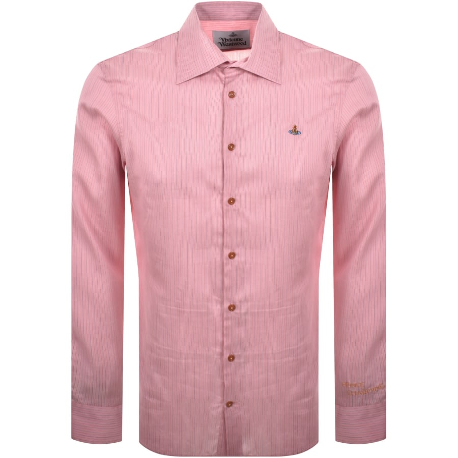 Image number 1 for Vivienne Westwood Ghost Stripe Shirt Pink