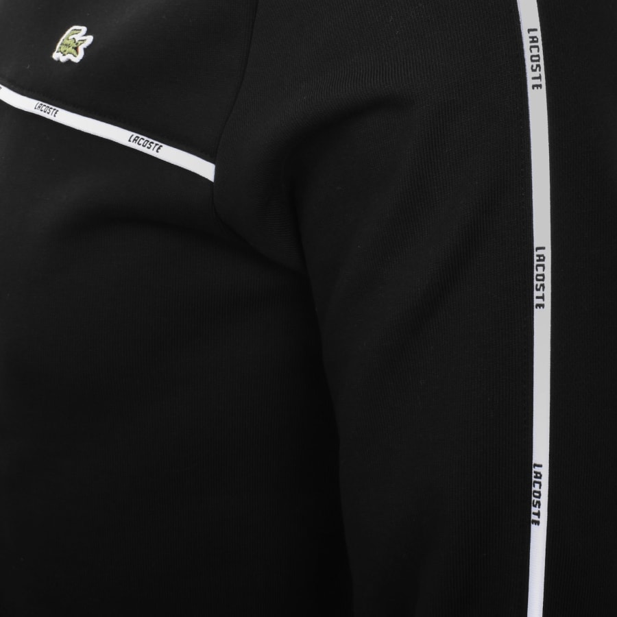 Image number 5 for Lacoste Logo Trim Sweatshirt Black