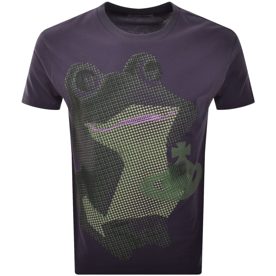 Image number 1 for Vivienne Westwood Frog Classic T Shirt Plum