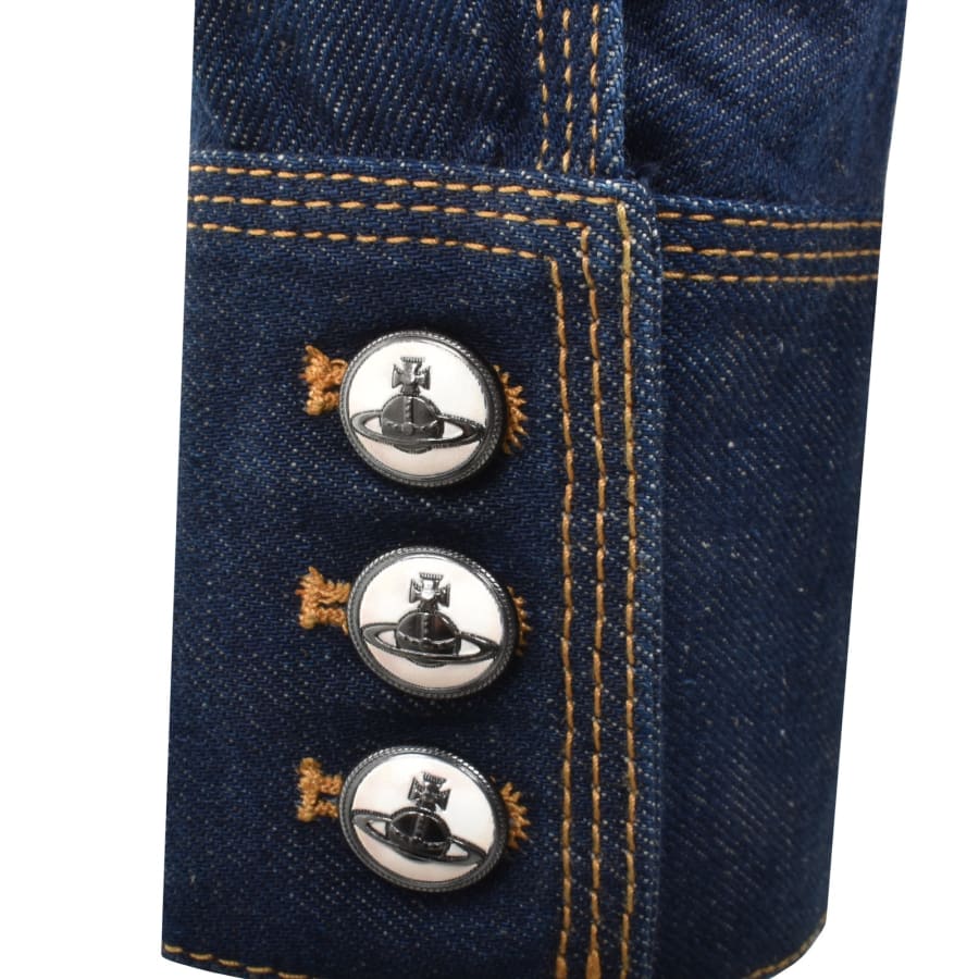 Image number 4 for Vivienne Westwood Worker Denim Jacket Blue