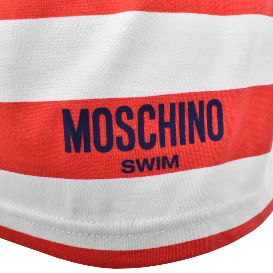 Image number 3 for Moschino Stripe T Shirt Red