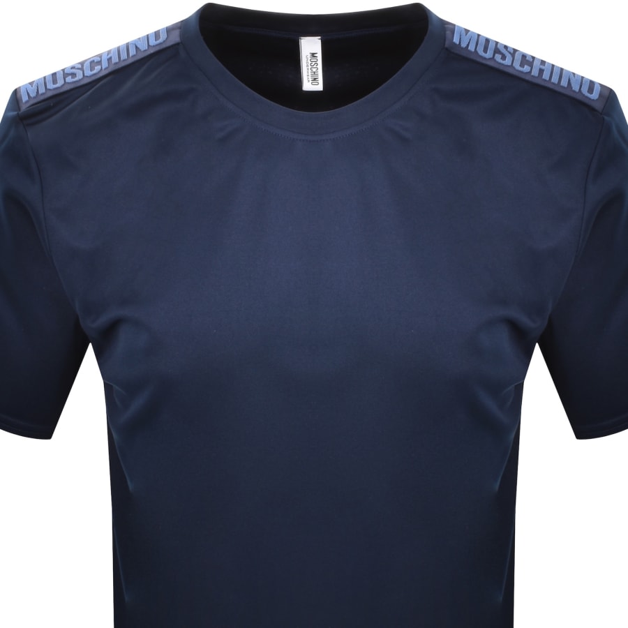 Image number 2 for Moschino Logo T Shirt Blue