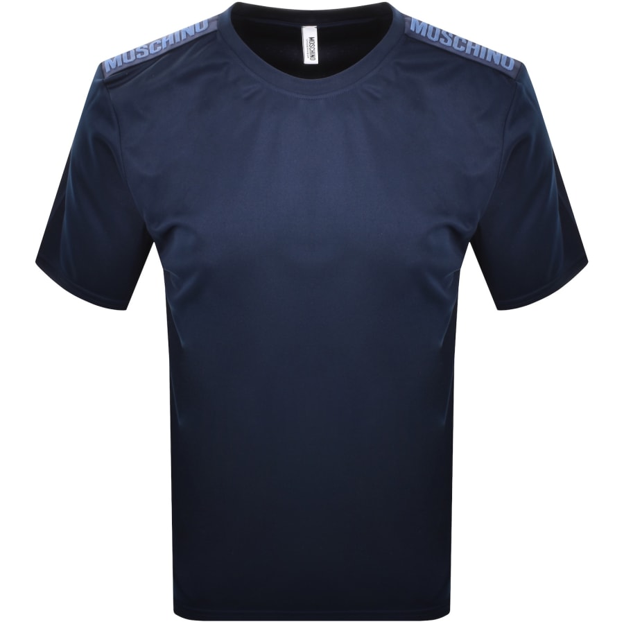 Image number 1 for Moschino Logo T Shirt Blue