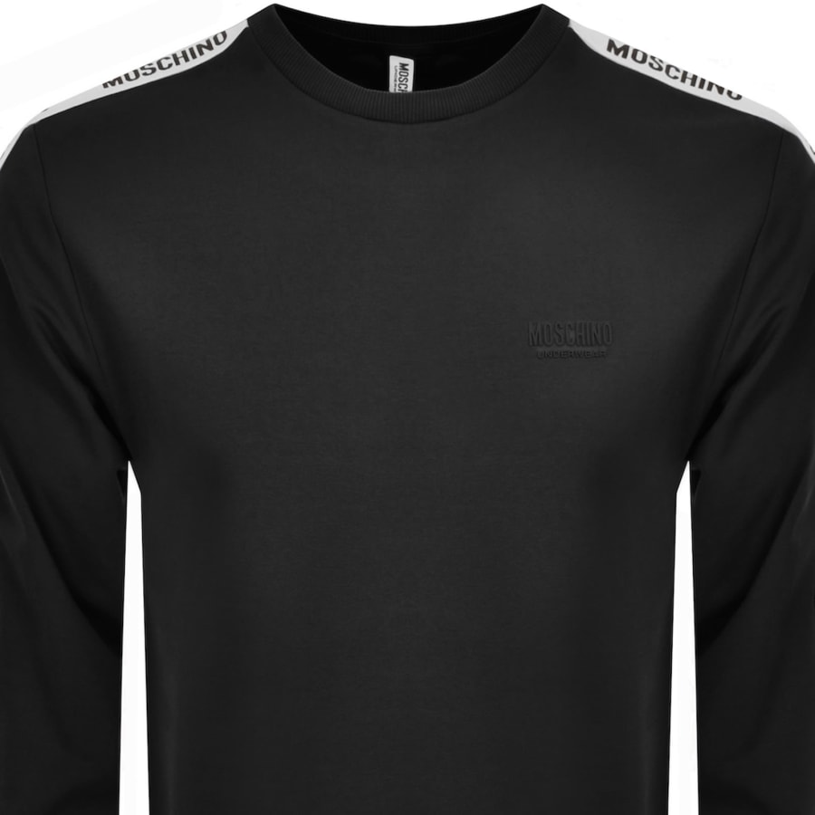 Image number 2 for Moschino Tape Logo Sweatshirt Black
