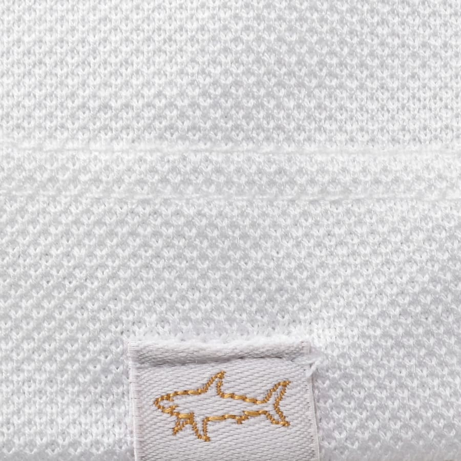 Image number 4 for Paul And Shark Contrast Trim Polo T Shirt White