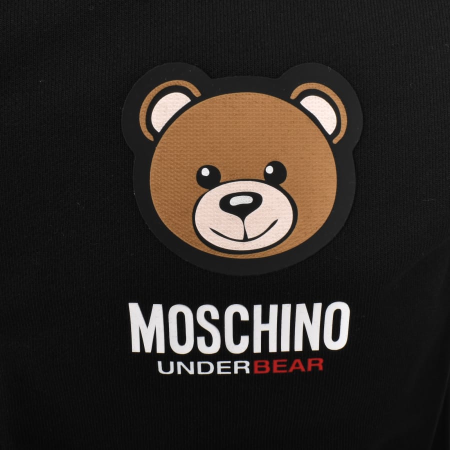 Image number 3 for Moschino Teddybear Hoodie Black