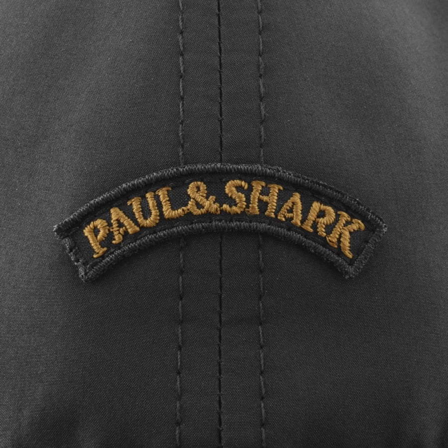 Image number 4 for Paul And Shark Moon Badge Baseball Cap Black