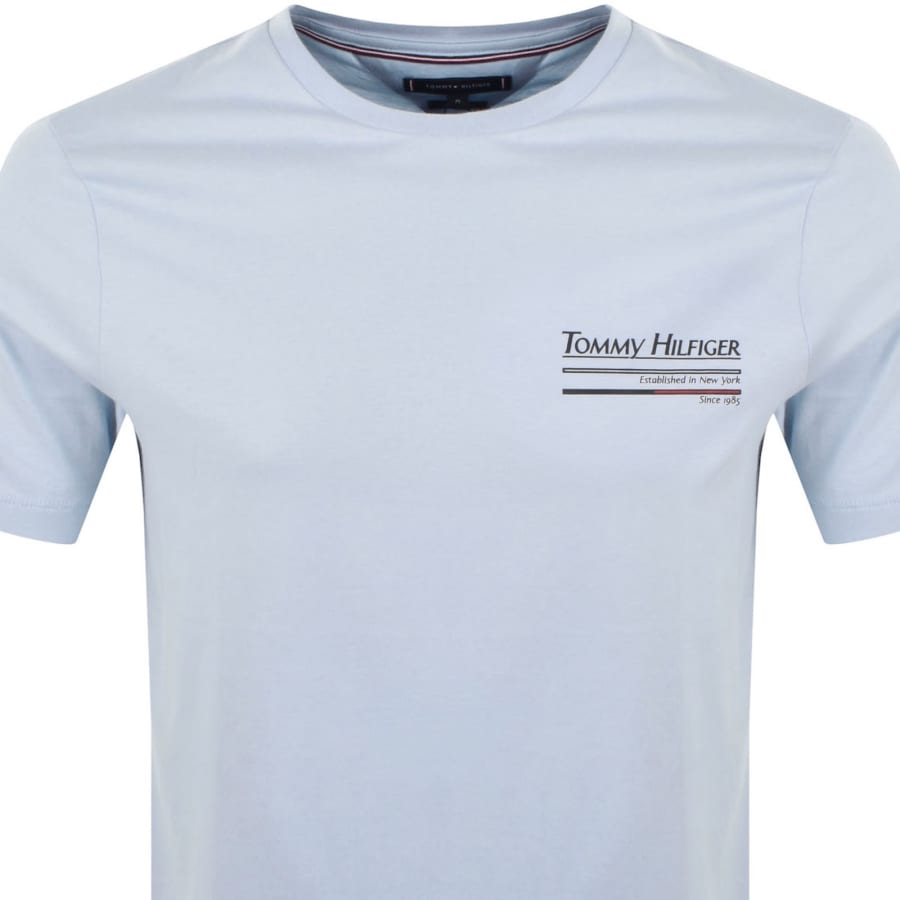 Image number 3 for Tommy Hilfiger Outline Sailing T Shirt Blue